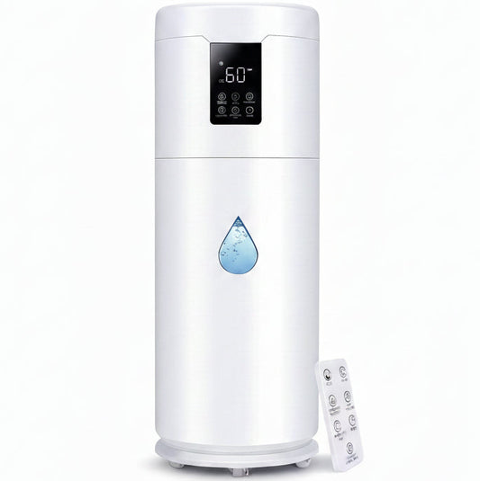 Humidifiers for Large Room Home Bedroom 2000 sq.ft. 17L/4.5Gal Large Humidifier with Extension Tube & 4 Speed Mist,Top Fill Wholehouse Humidifier with 360°Nozzle for Plant Office Commercial Greenhouse