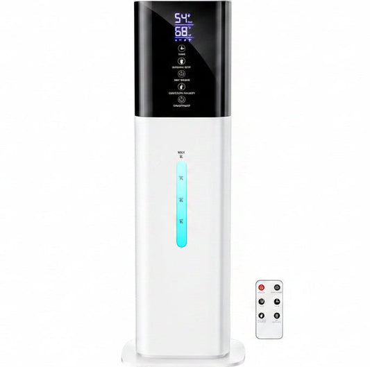 Humidifiers Large Room Bedroom with 7 Colors Light,Honovos 8L 2.1Gal Quiet Ultrasonic Cool Mist Topfill Humidifier with 360° Nozzle 3 Speed Humidistat Essential Oil Tray for Baby Home Plant Yoga Sleep