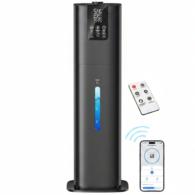 Honovos Smart Humidifiers Large Room Bedroom Home, 2.11Gal(8L) Quiet Top Fill Cool Mist Humidifier, Smart App & Remote Control, 3 Speed Humidifier with 360° Nozzle, Humidity Setting for Baby Office